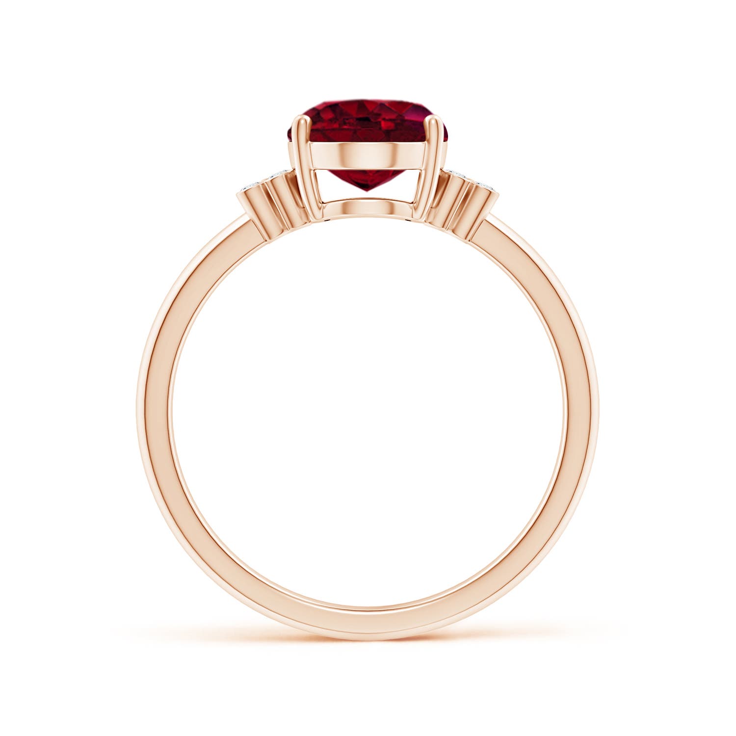 AA - Garnet / 2.06 CT / 14 KT Rose Gold