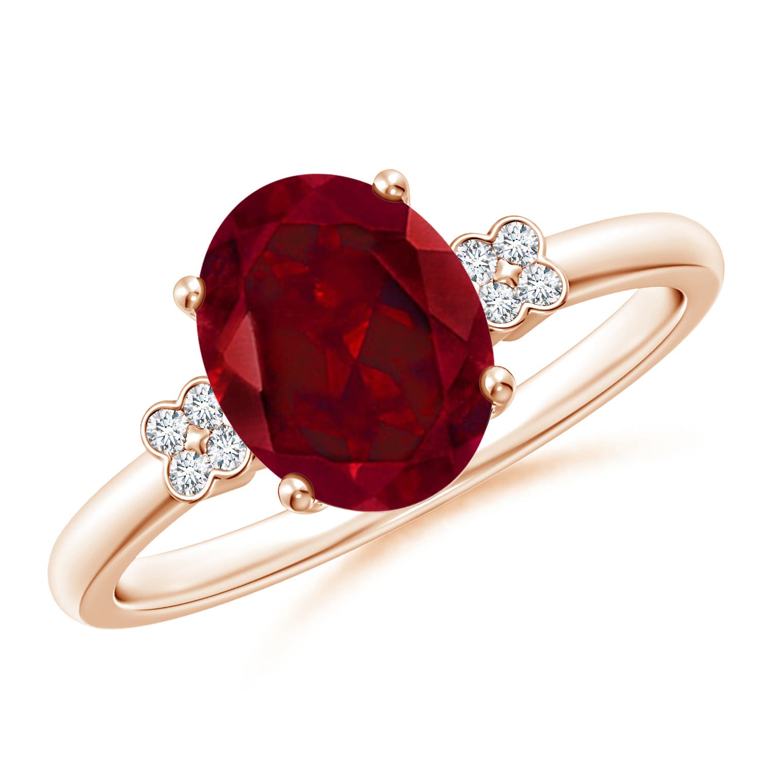 AAA - Garnet / 2.06 CT / 14 KT Rose Gold