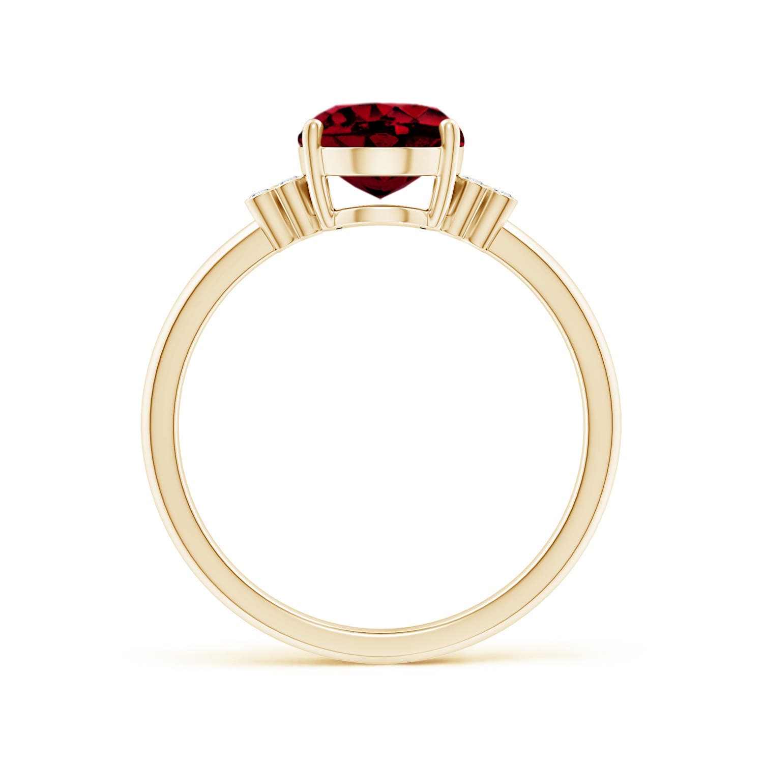 AAAA - Garnet / 2.06 CT / 14 KT Yellow Gold