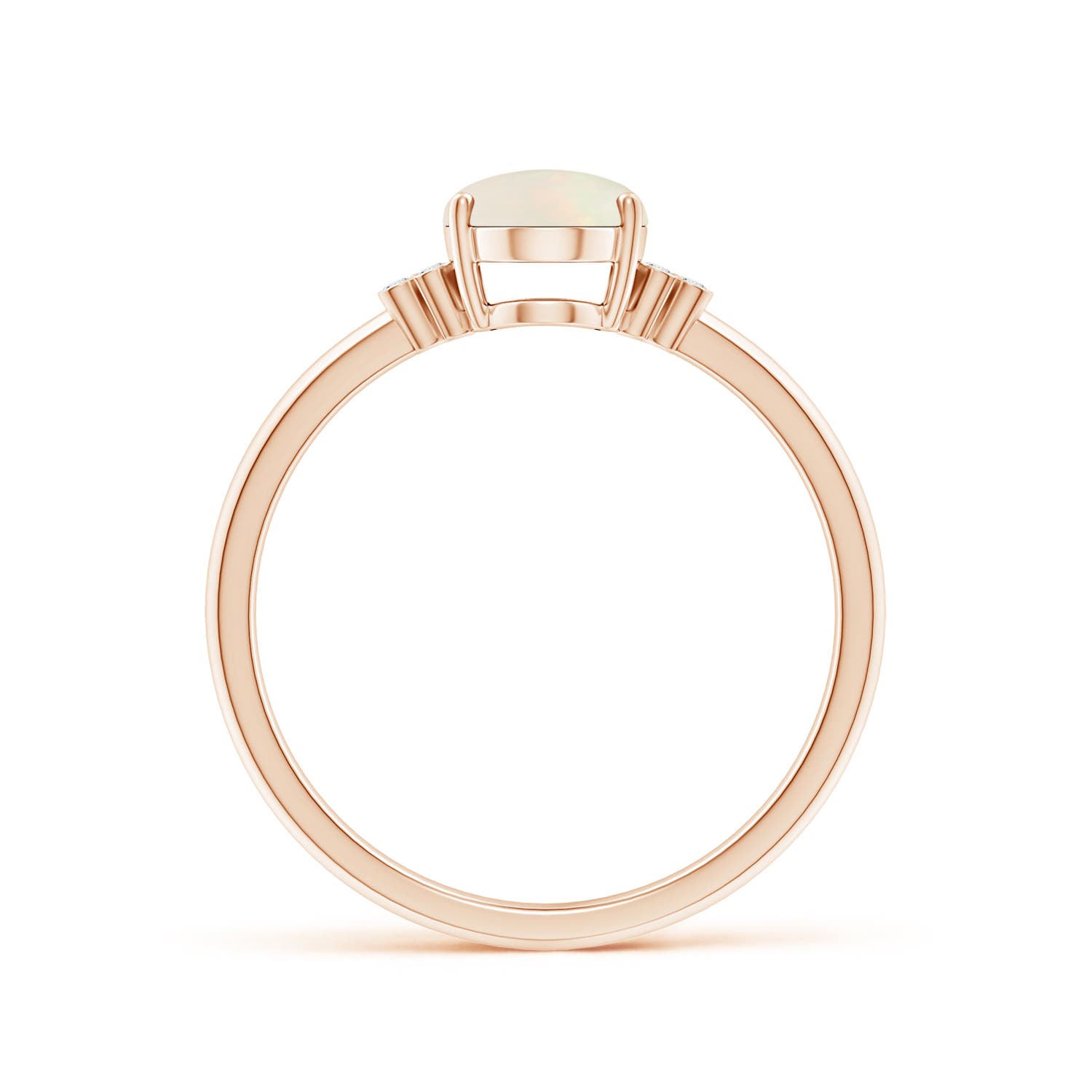 A - Opal / 0.85 CT / 14 KT Rose Gold