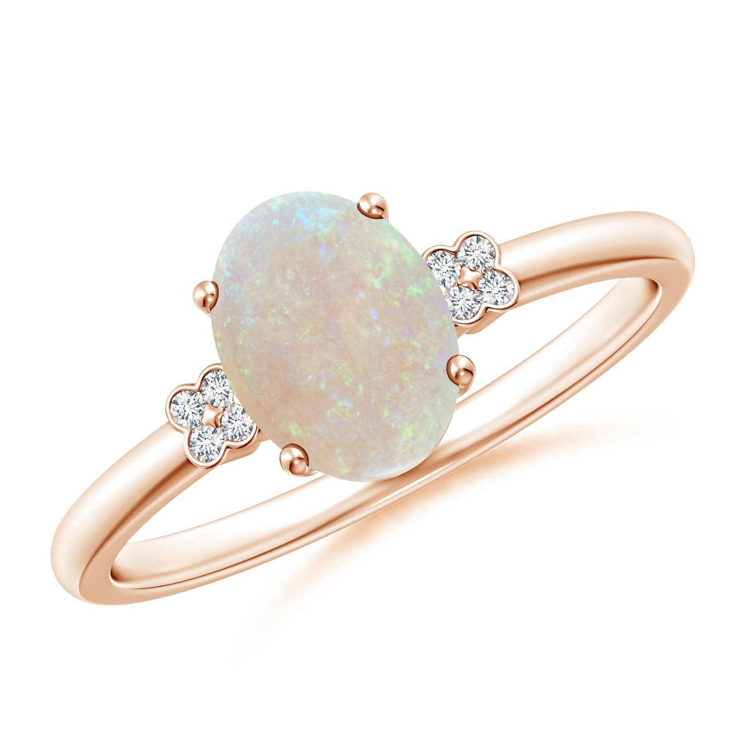 AA - Opal / 0.85 CT / 14 KT Rose Gold