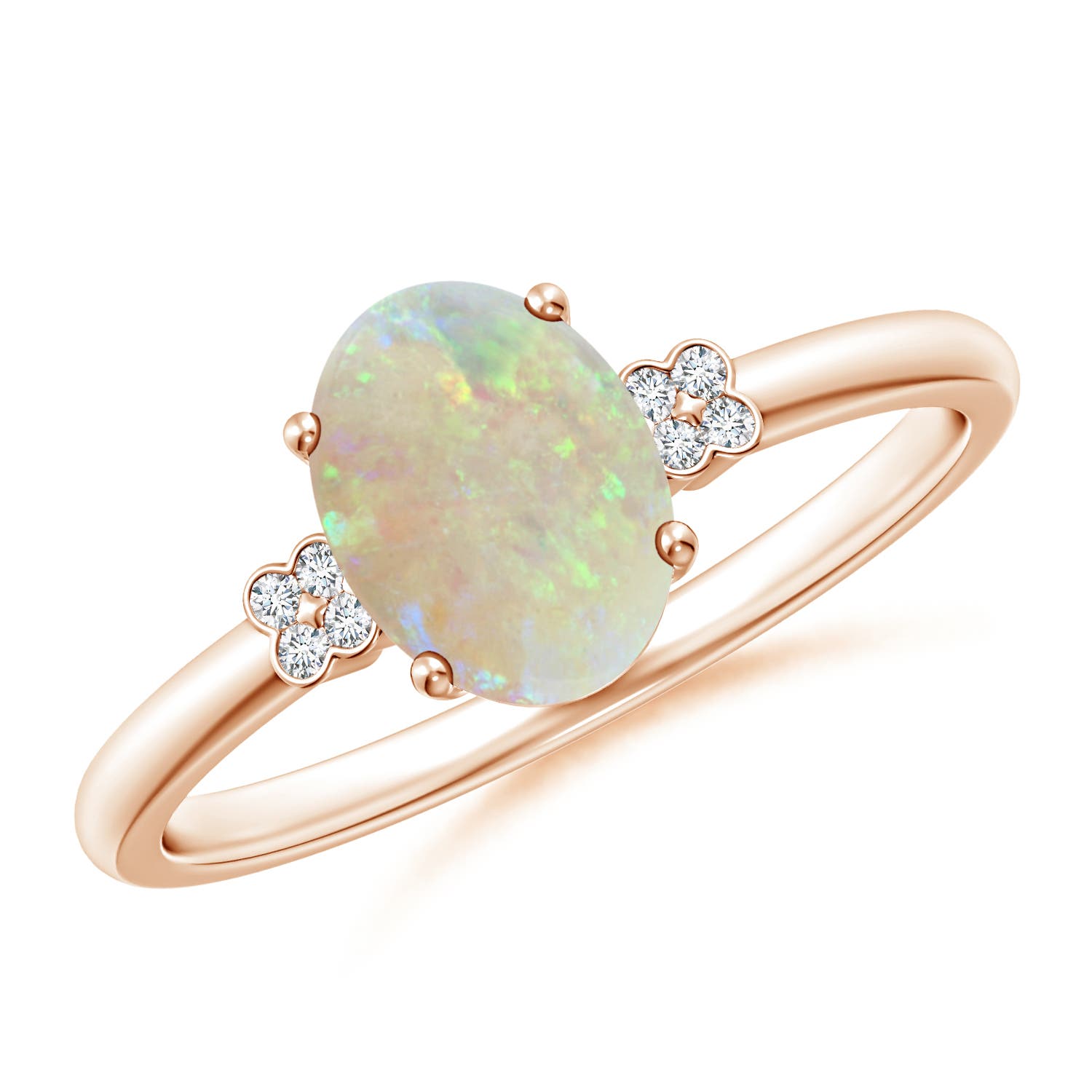 AAA - Opal / 0.85 CT / 14 KT Rose Gold