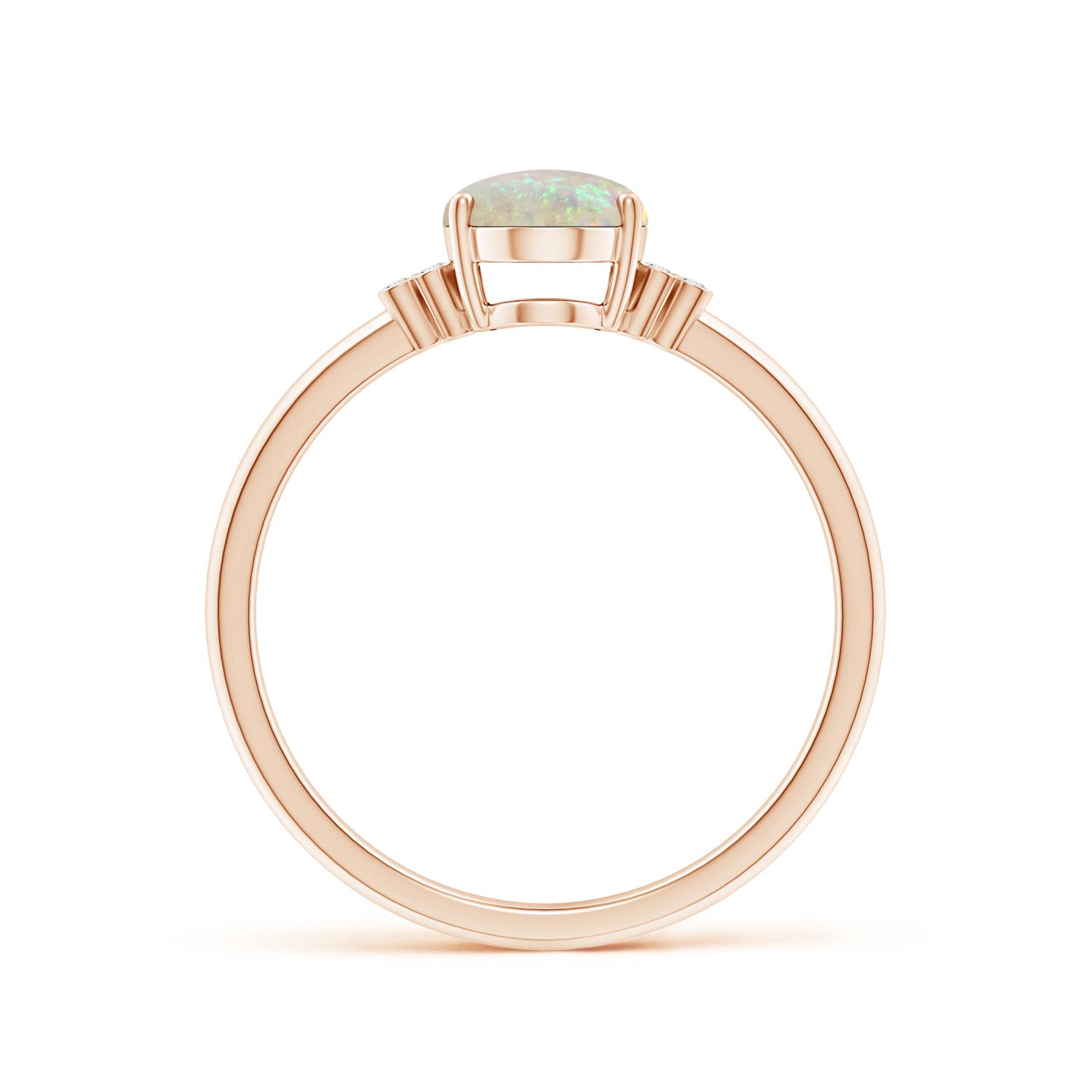 AAA - Opal / 0.85 CT / 14 KT Rose Gold