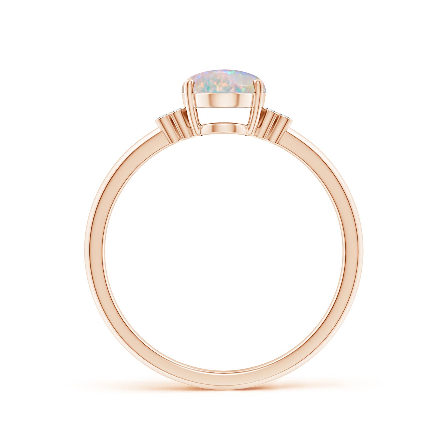 AAAA - Opal / 0.85 CT / 14 KT Rose Gold