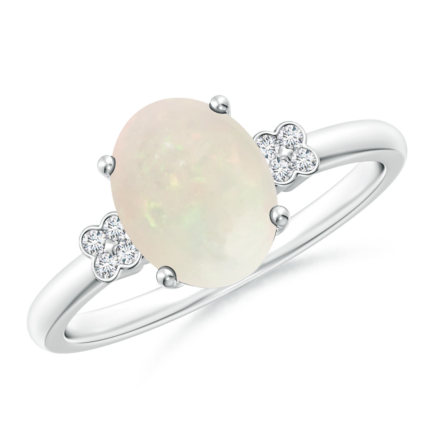 A - Opal / 1.16 CT / 14 KT White Gold