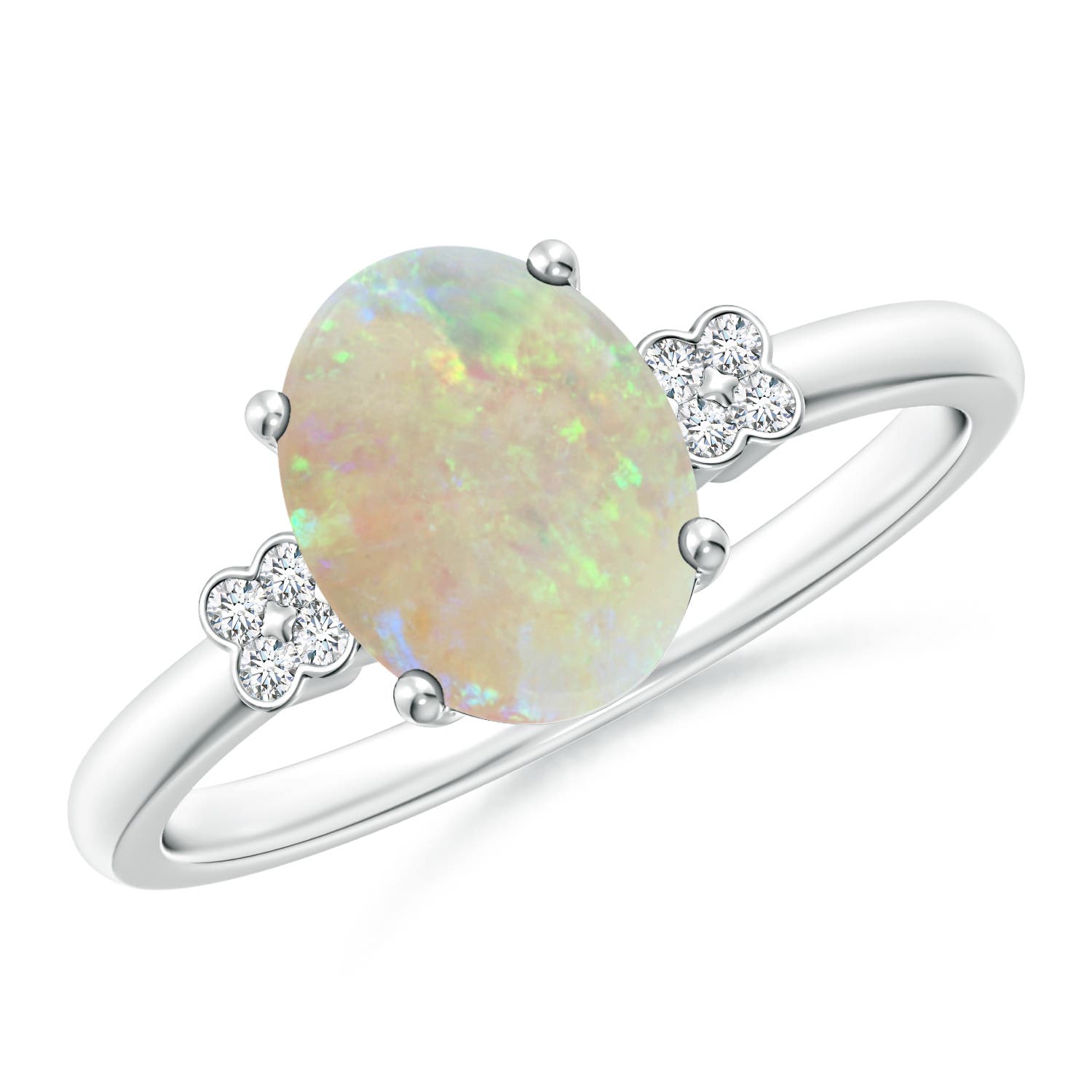 AAA - Opal / 1.16 CT / 14 KT White Gold