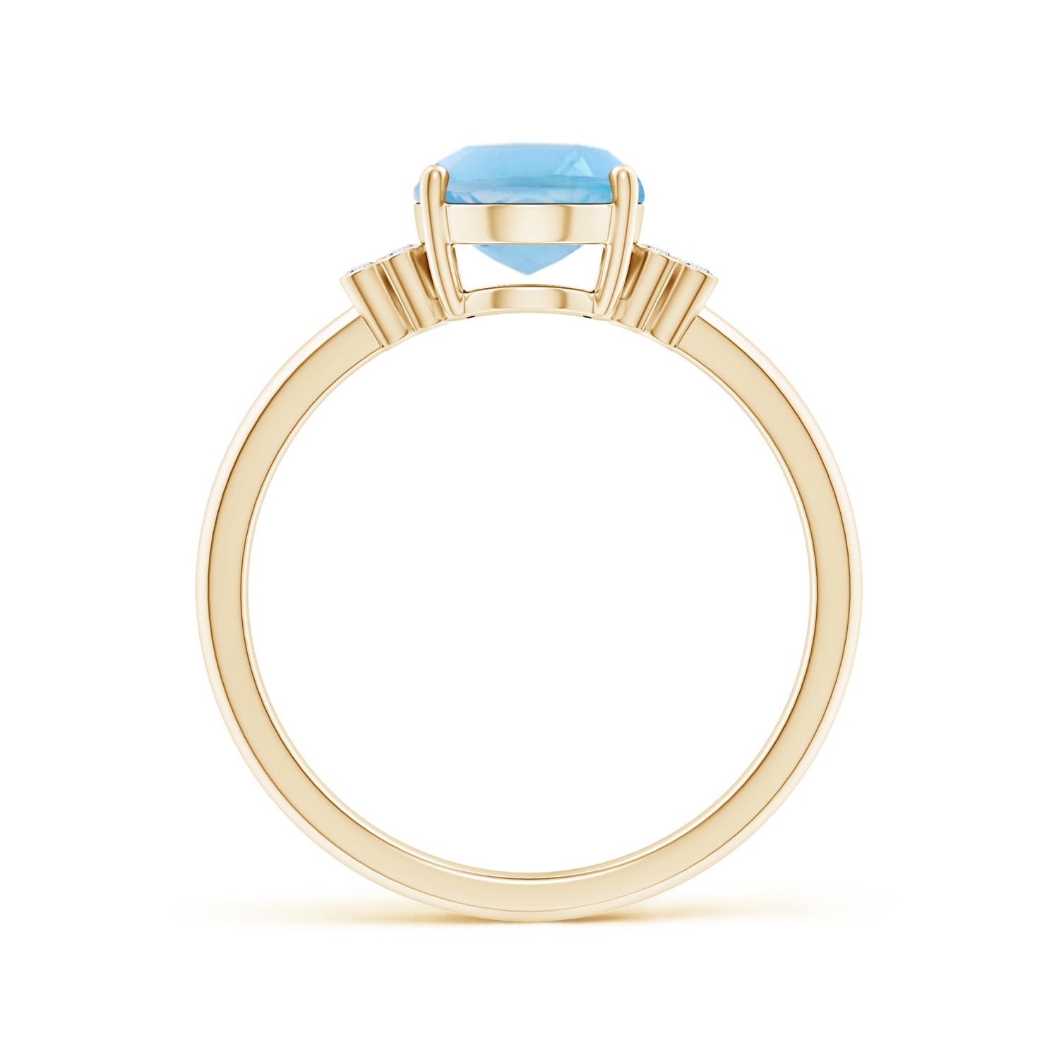 A - Swiss Blue Topaz / 2.31 CT / 14 KT Yellow Gold