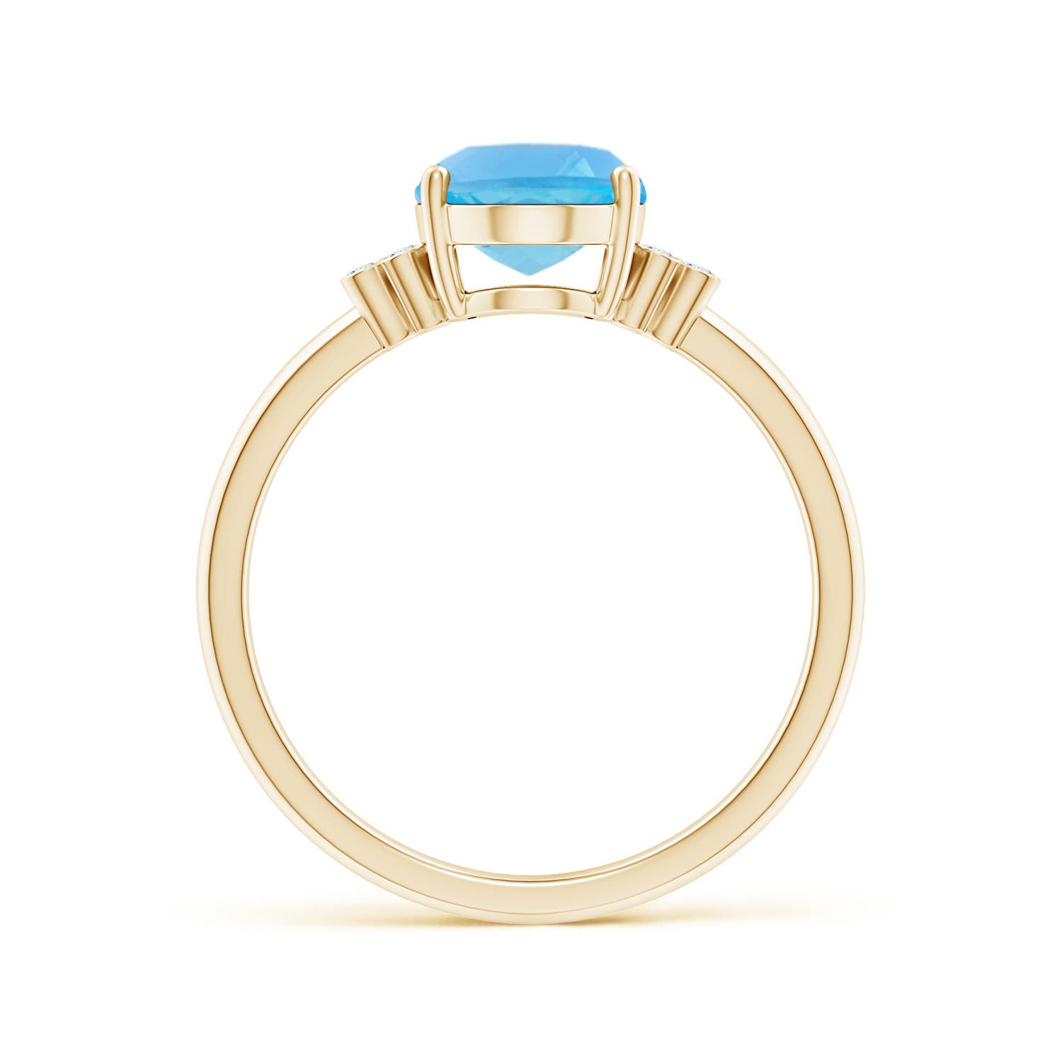 AA - Swiss Blue Topaz / 2.31 CT / 14 KT Yellow Gold