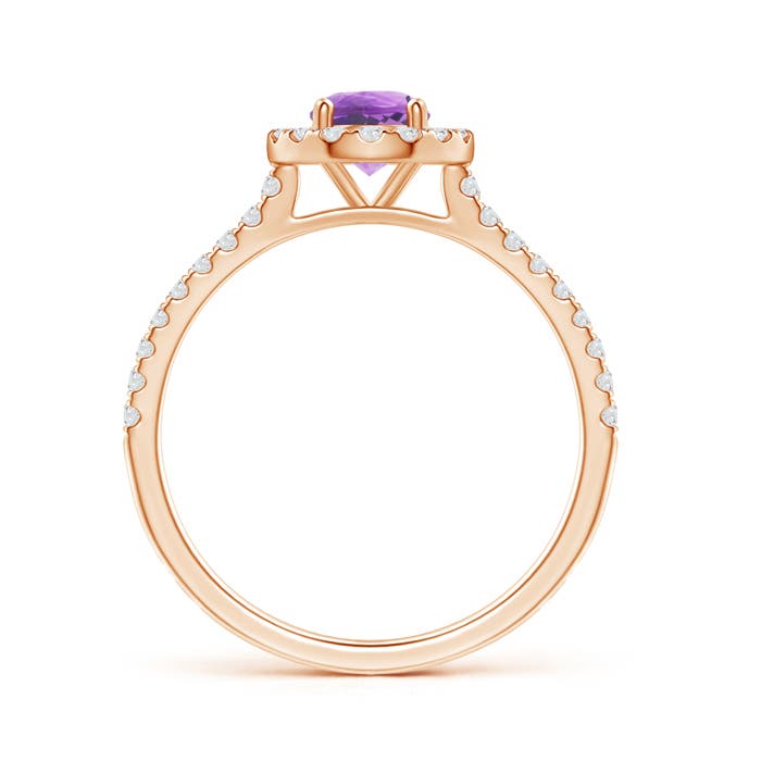 A - Amethyst / 0.72 CT / 14 KT Rose Gold