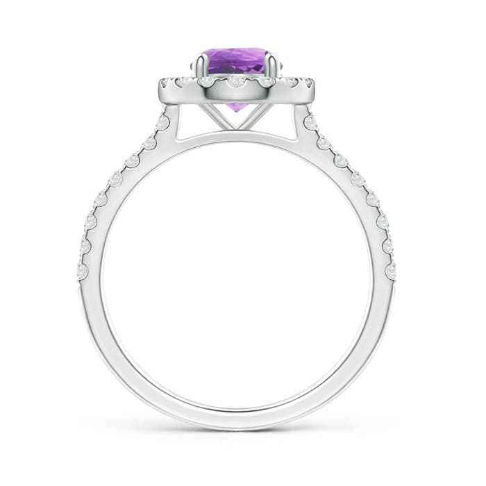 A - Amethyst / 1.18 CT / 14 KT White Gold