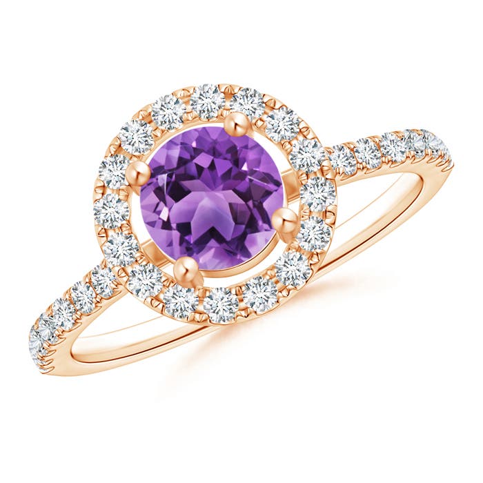 AA - Amethyst / 1.18 CT / 14 KT Rose Gold