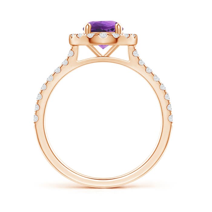 AAA - Amethyst / 1.18 CT / 14 KT Rose Gold