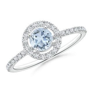 Round A Aquamarine