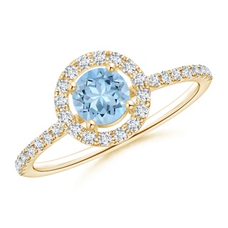 Round AAA Aquamarine