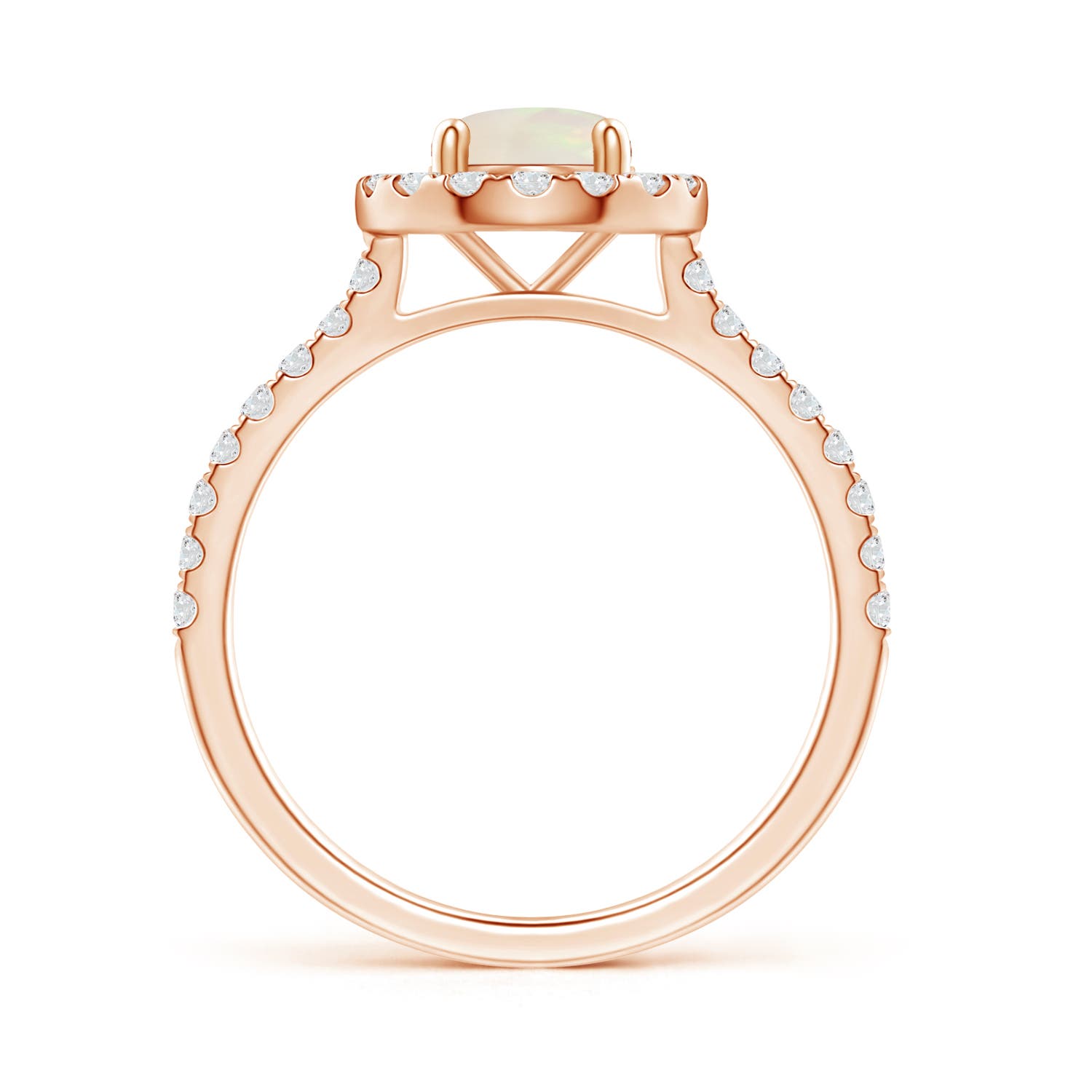 A - Opal / 0.88 CT / 14 KT Rose Gold