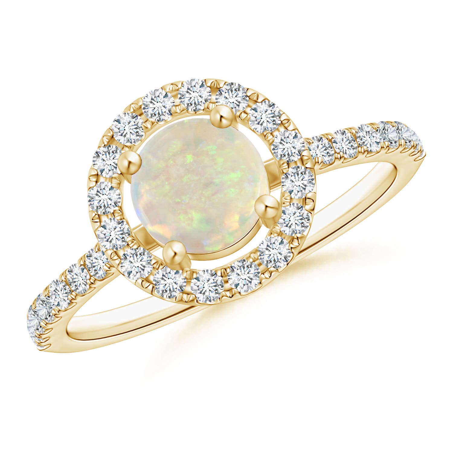 AAA - Opal / 0.88 CT / 14 KT Yellow Gold