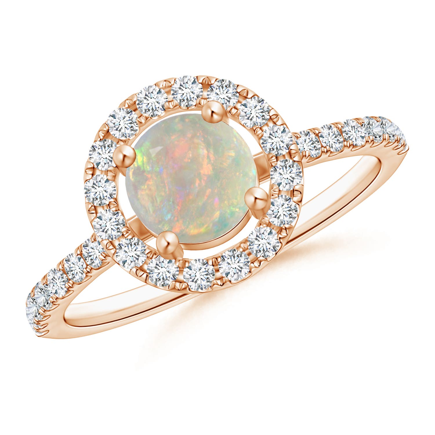 AAAA - Opal / 0.88 CT / 14 KT Rose Gold