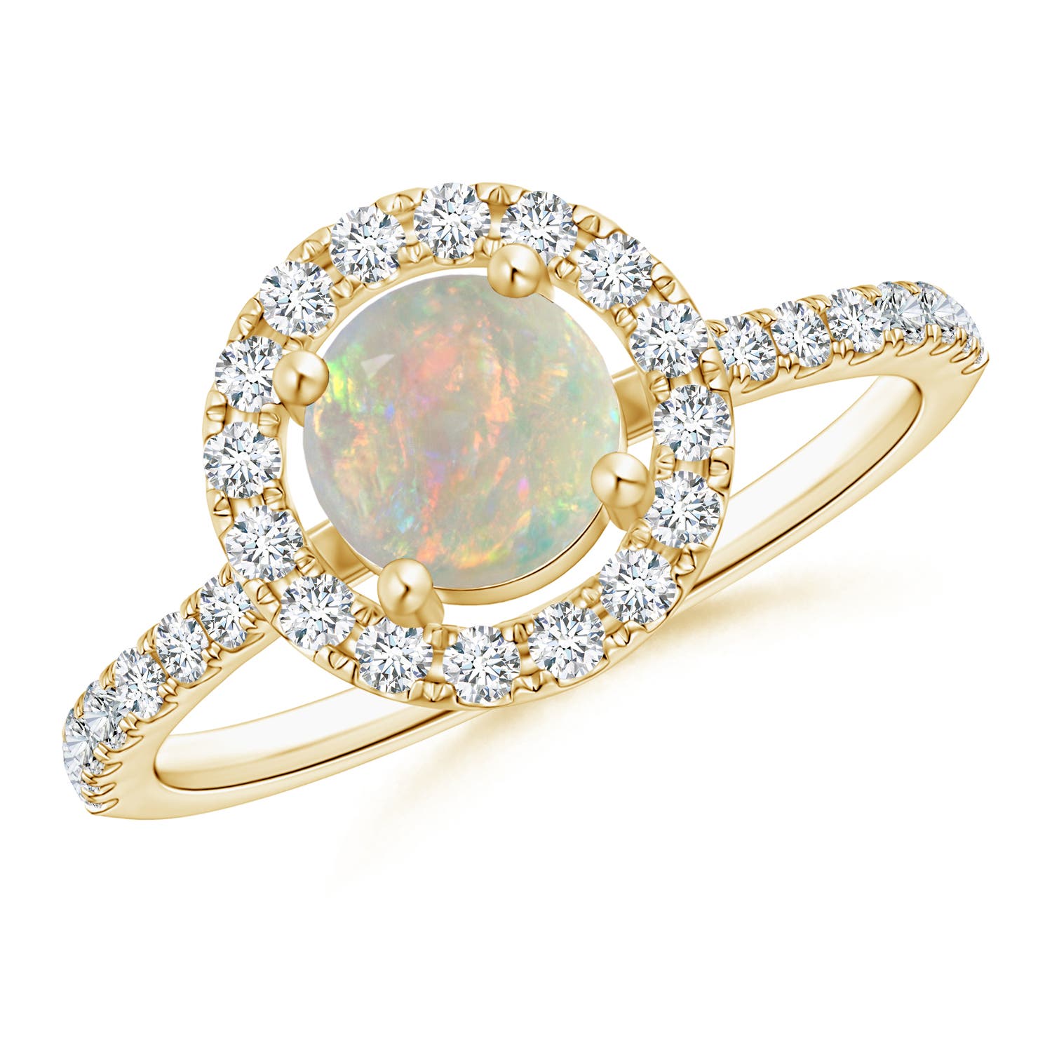 AAAA - Opal / 0.88 CT / 14 KT Yellow Gold