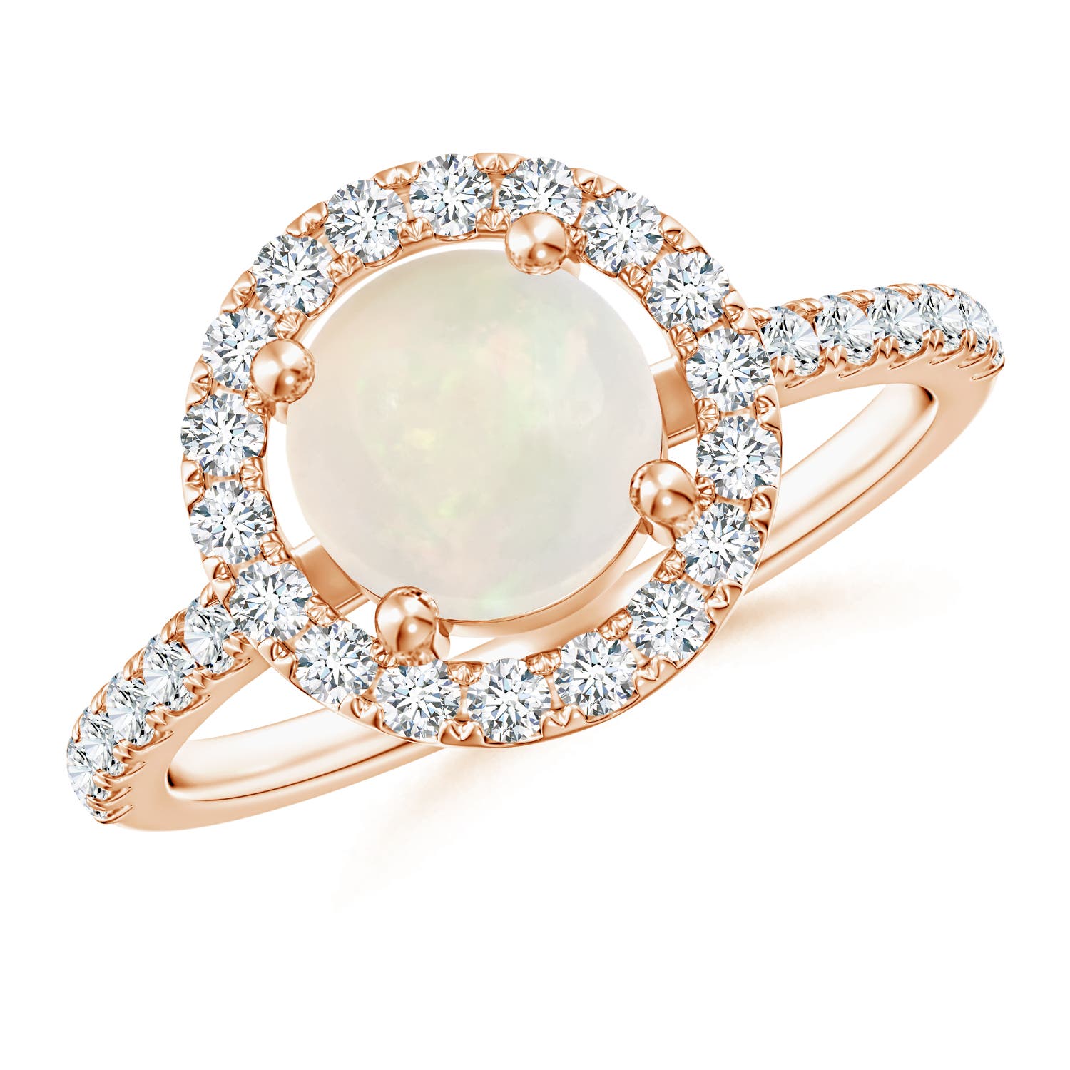 A - Opal / 1.2 CT / 14 KT Rose Gold