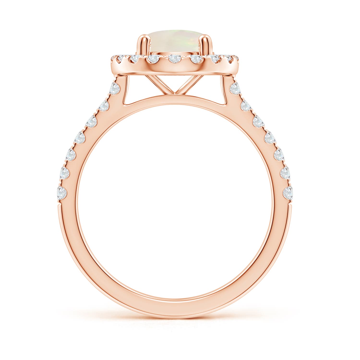 A - Opal / 1.2 CT / 14 KT Rose Gold