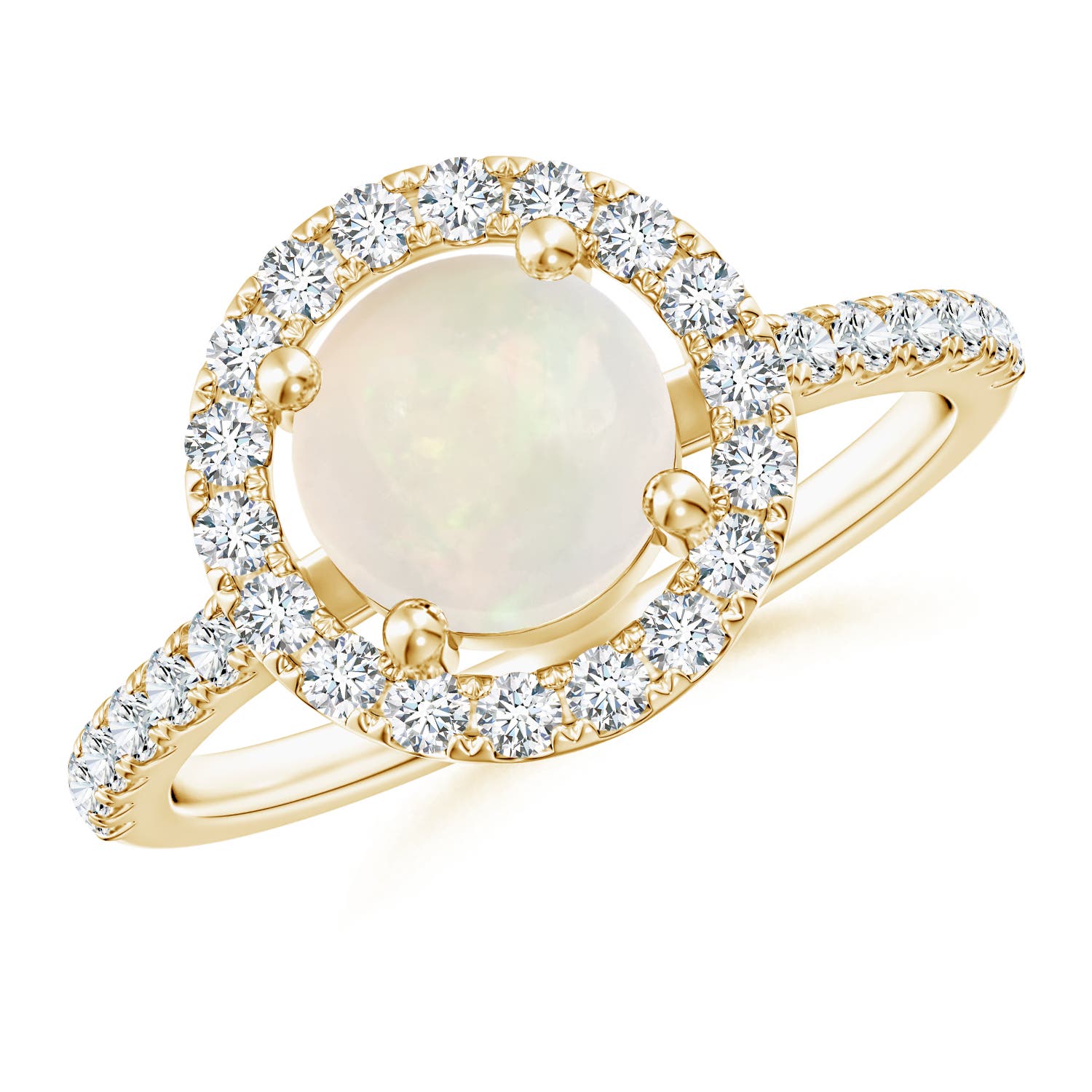 A - Opal / 1.2 CT / 14 KT Yellow Gold