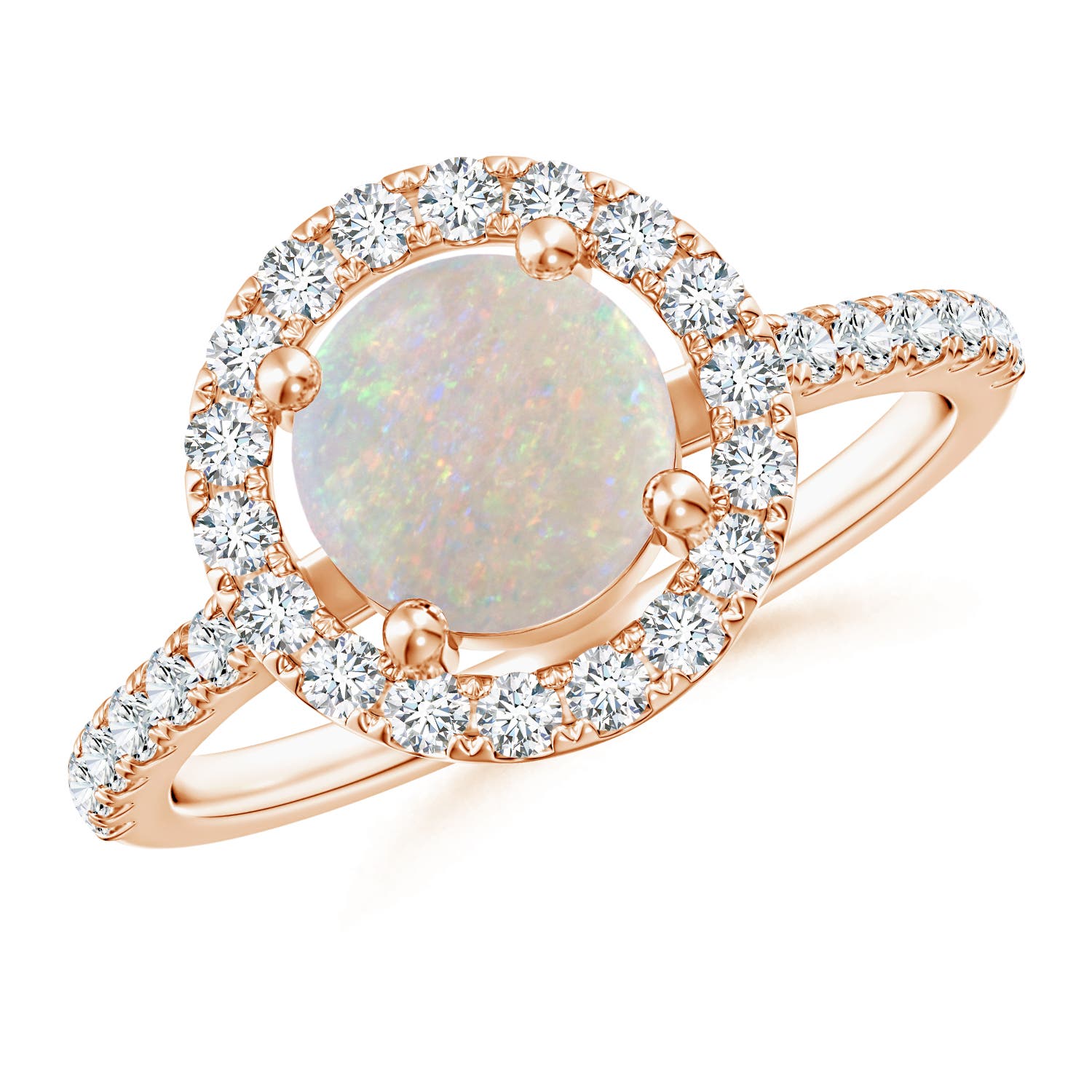 AA - Opal / 1.2 CT / 14 KT Rose Gold