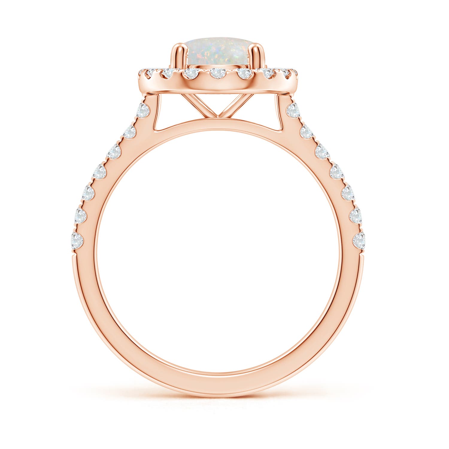 AA - Opal / 1.2 CT / 14 KT Rose Gold