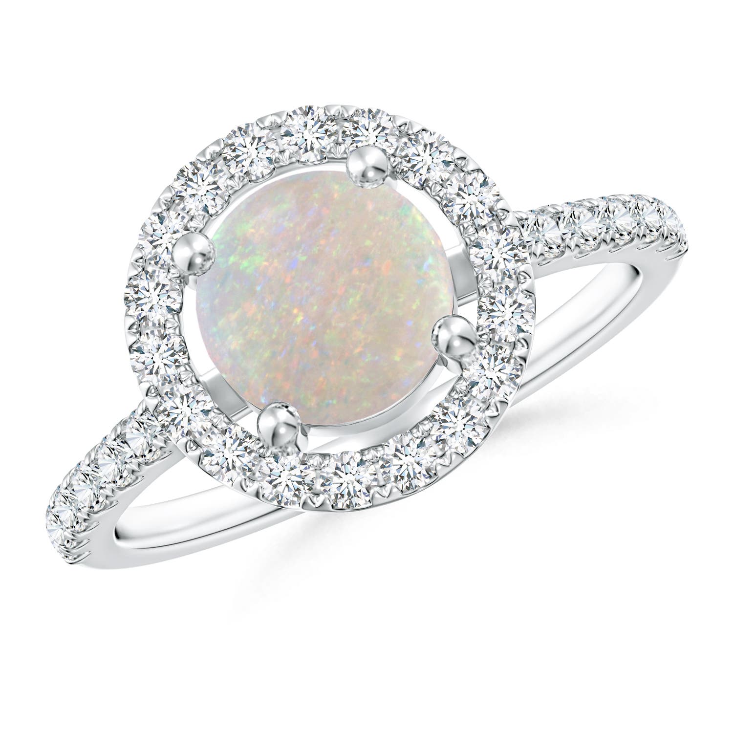 AA - Opal / 1.2 CT / 14 KT White Gold