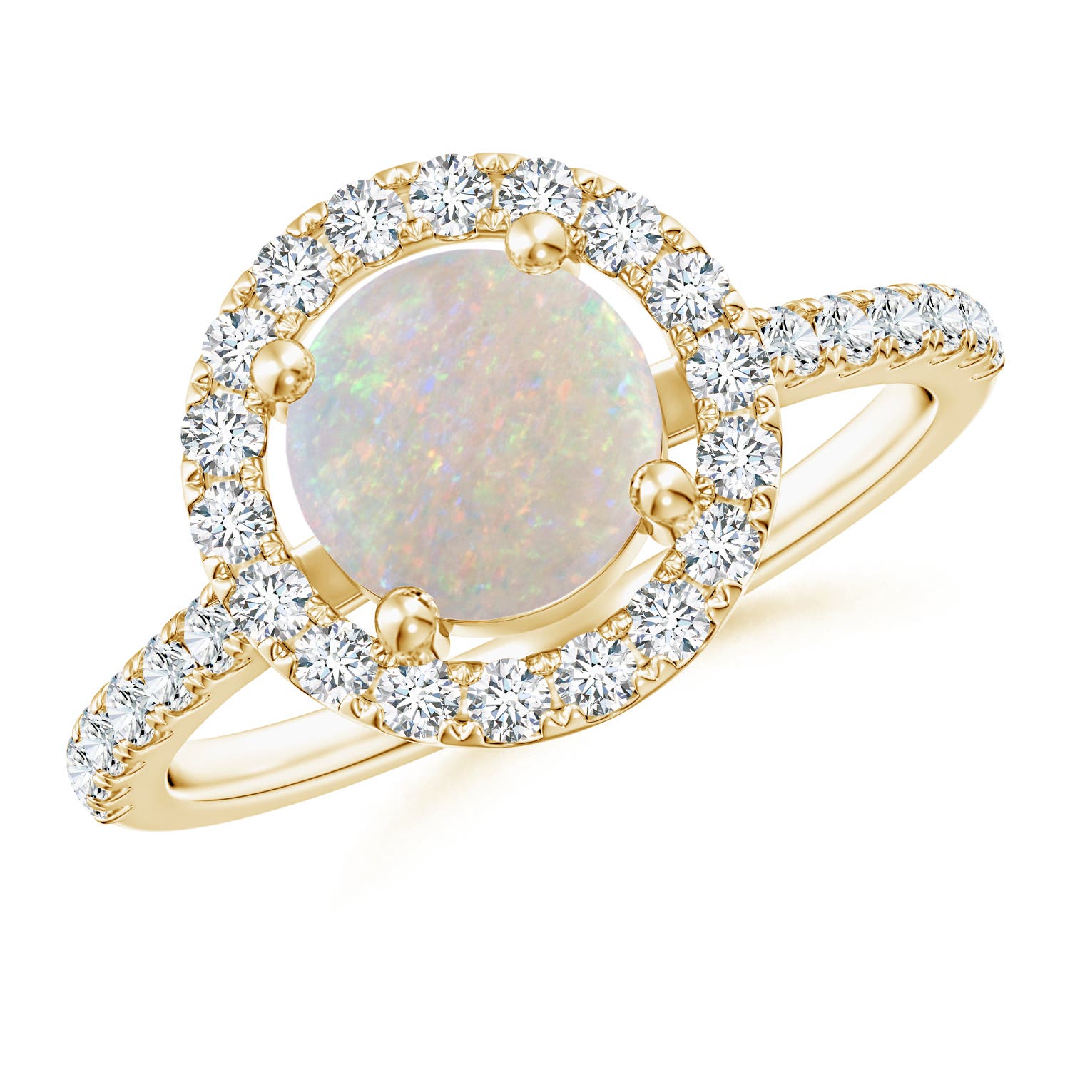 AA - Opal / 1.2 CT / 14 KT Yellow Gold