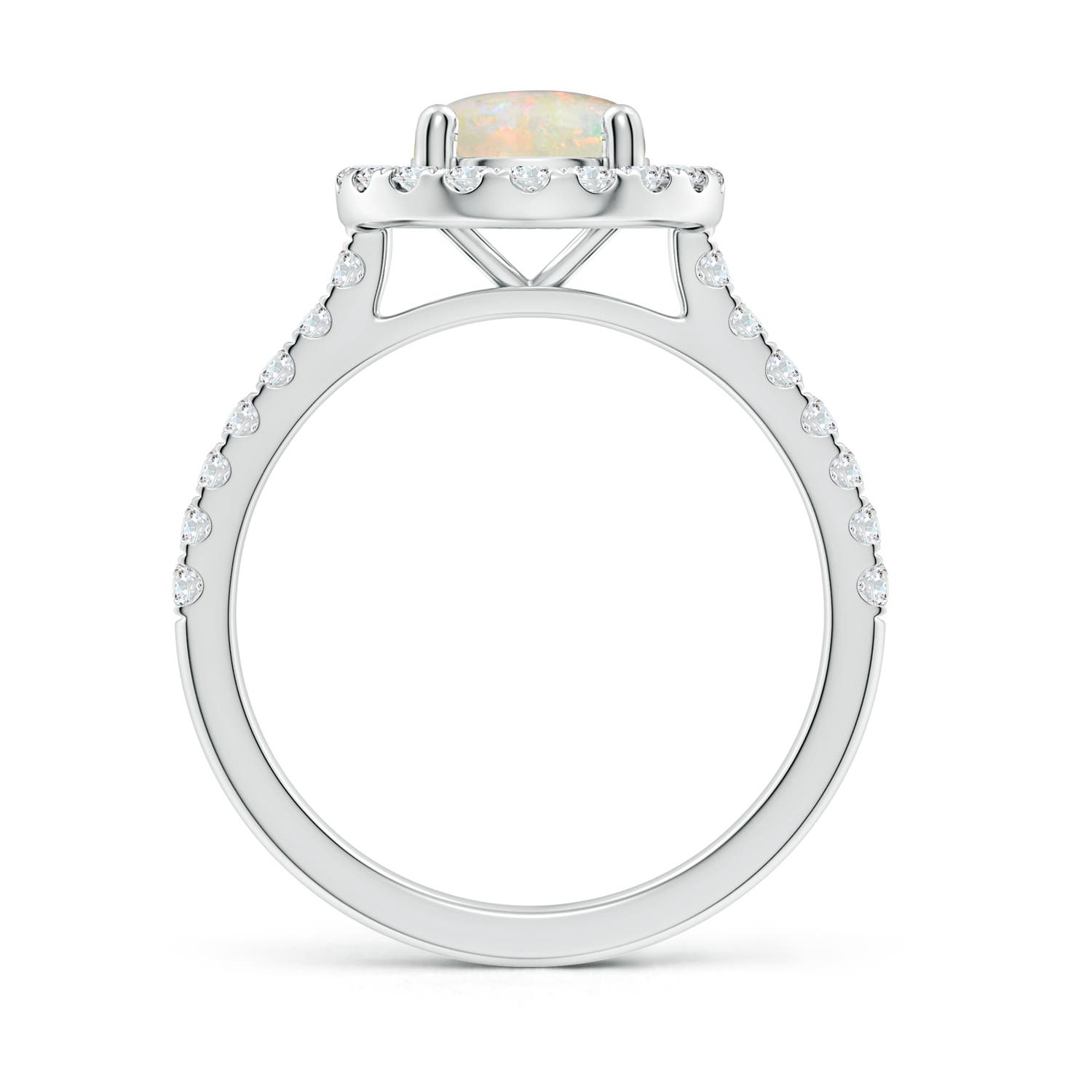 AAAA - Opal / 1.2 CT / 14 KT White Gold