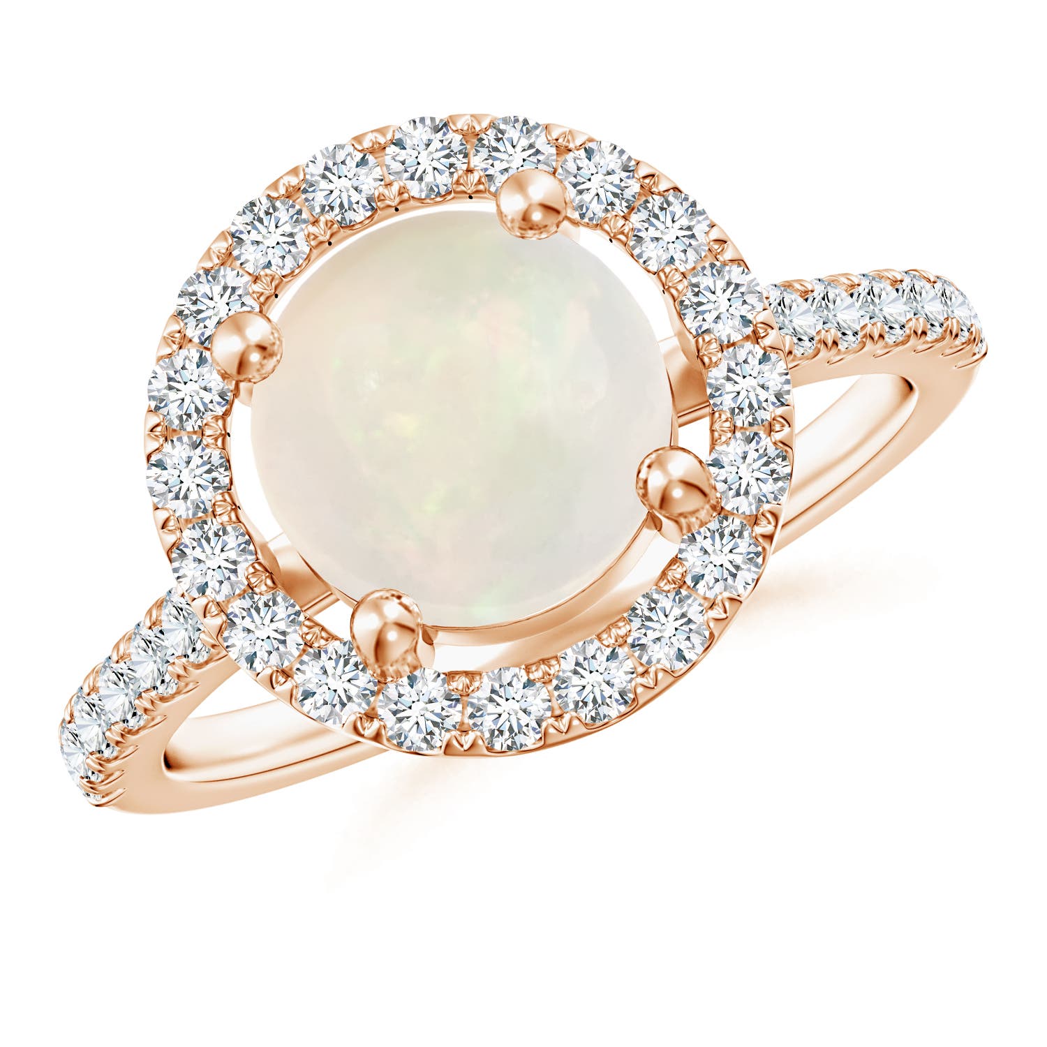 A - Opal / 1.63 CT / 14 KT Rose Gold