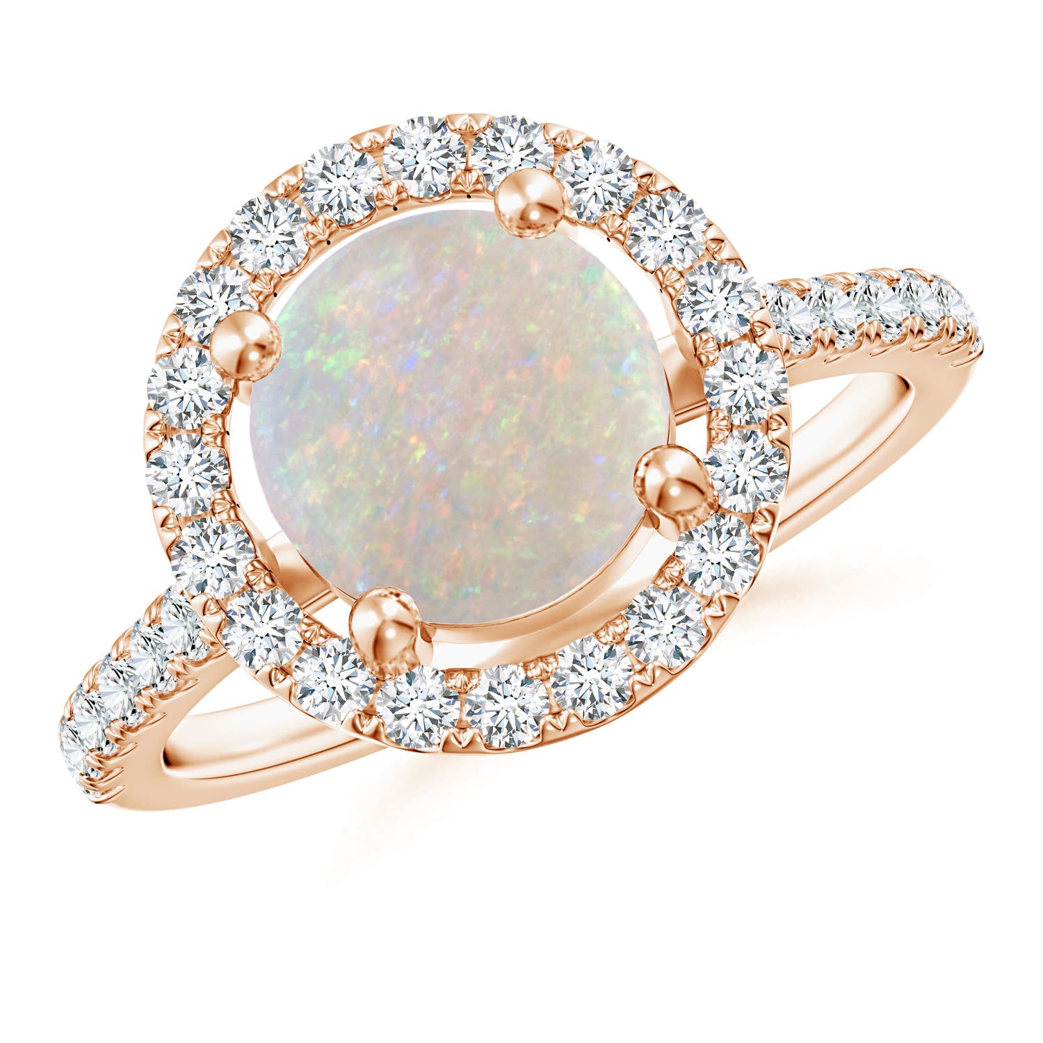 AA - Opal / 1.63 CT / 14 KT Rose Gold