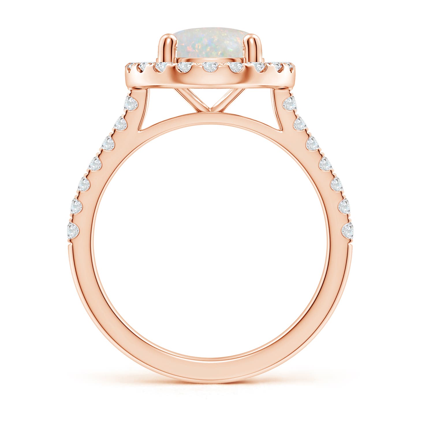 AA - Opal / 1.63 CT / 14 KT Rose Gold