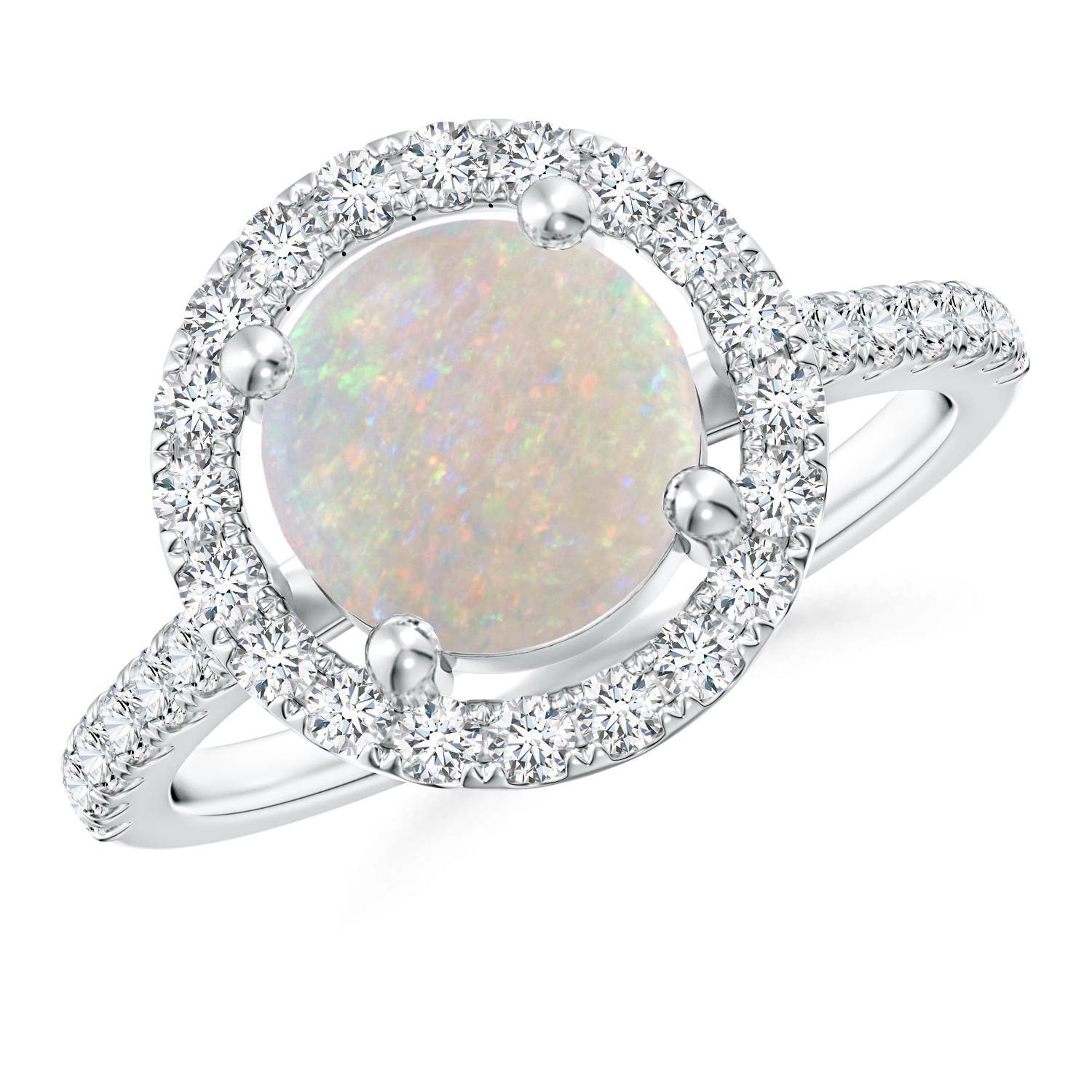 AA - Opal / 1.63 CT / 14 KT White Gold