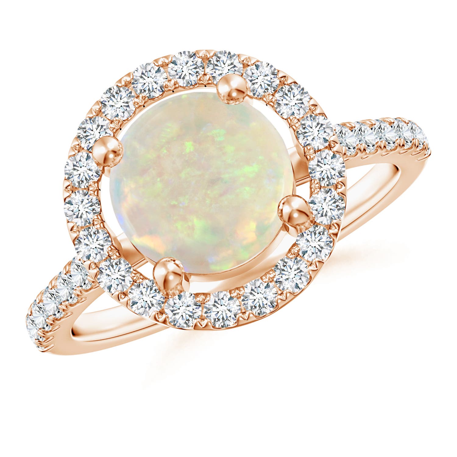 AAA - Opal / 1.63 CT / 14 KT Rose Gold