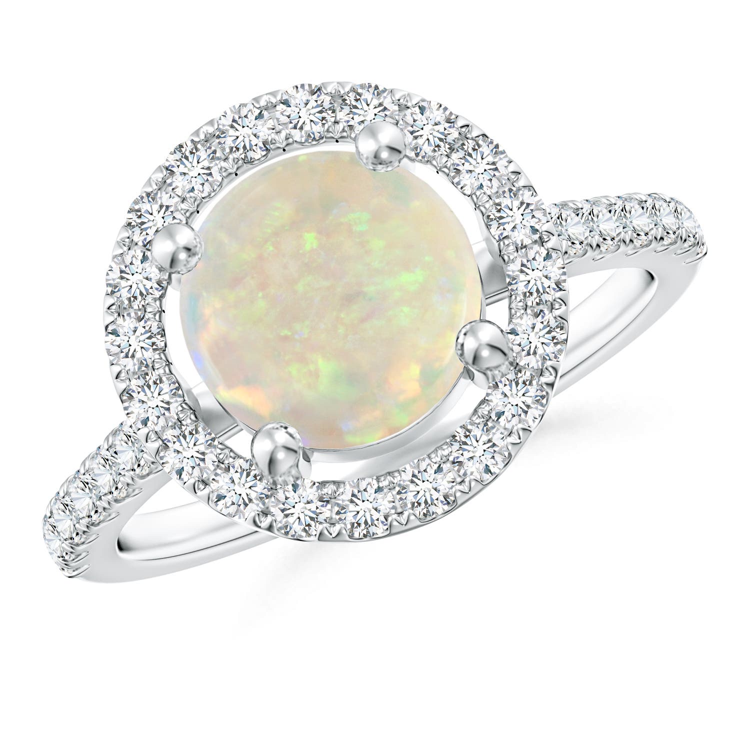 AAA - Opal / 1.63 CT / 14 KT White Gold