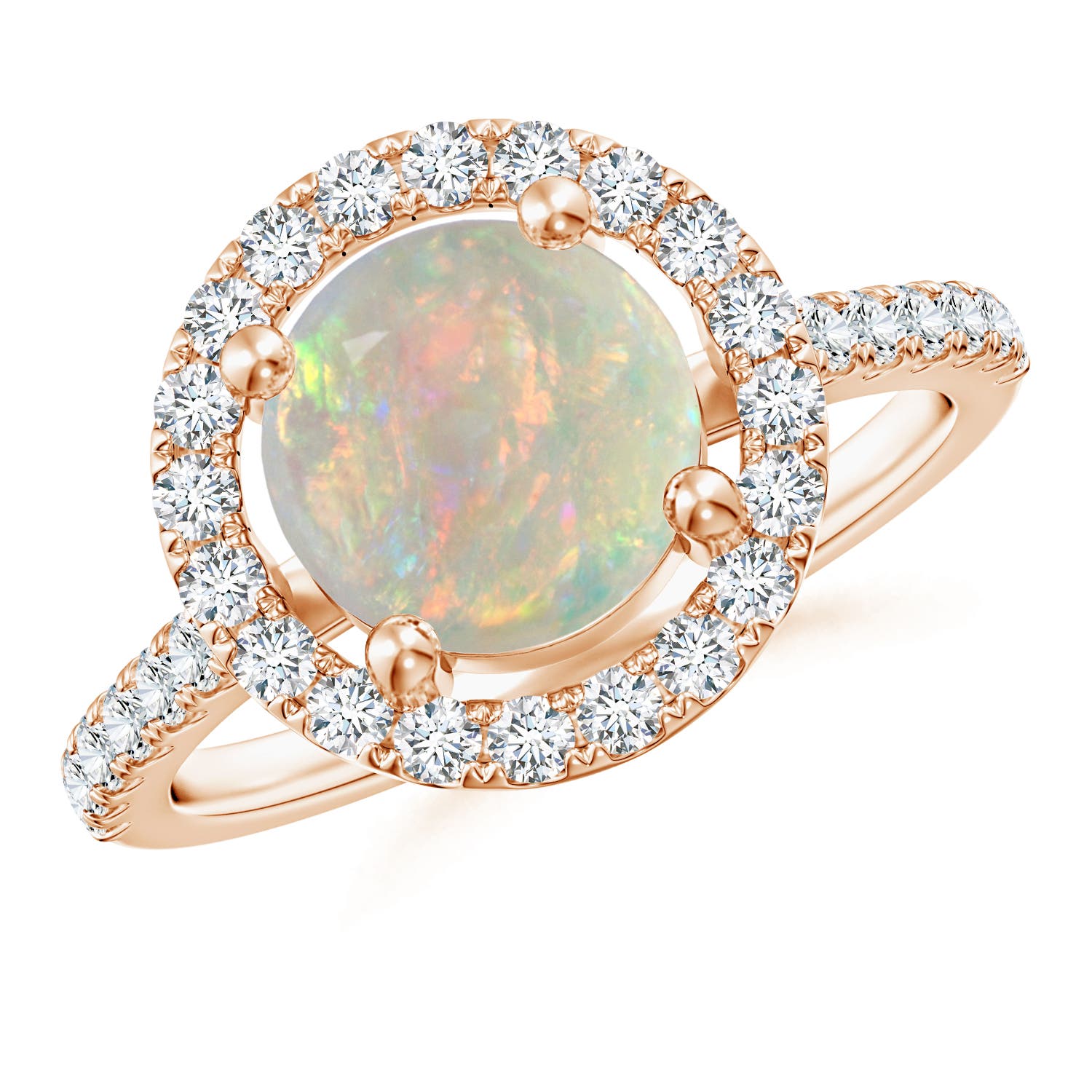 AAAA - Opal / 1.63 CT / 14 KT Rose Gold