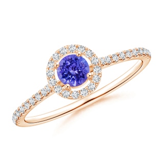 Round AAAA Tanzanite