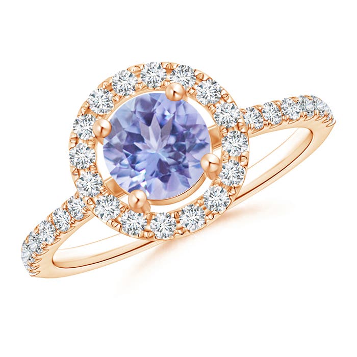 A - Tanzanite / 1.28 CT / 14 KT Rose Gold