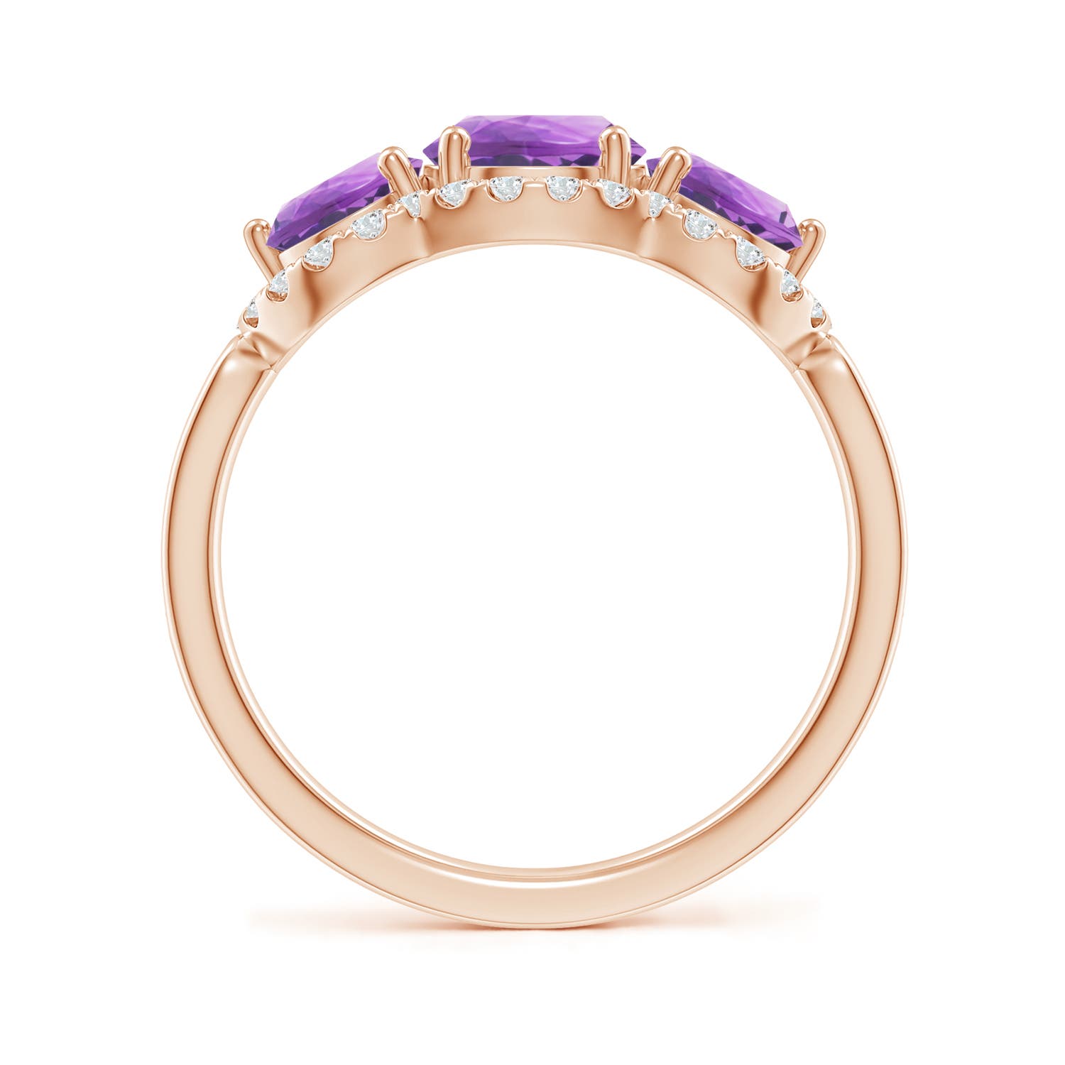 A - Amethyst / 2.03 CT / 14 KT Rose Gold