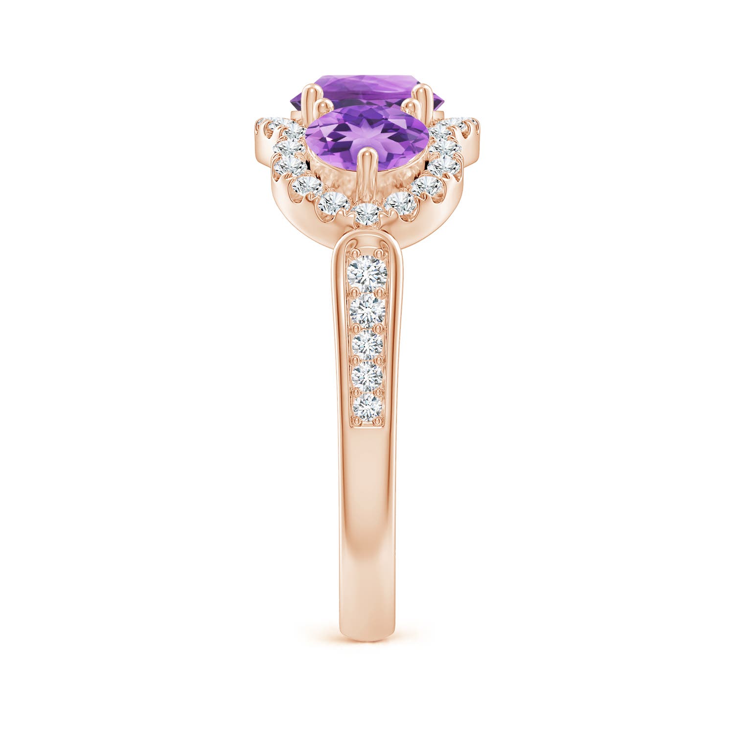 A - Amethyst / 2.03 CT / 14 KT Rose Gold