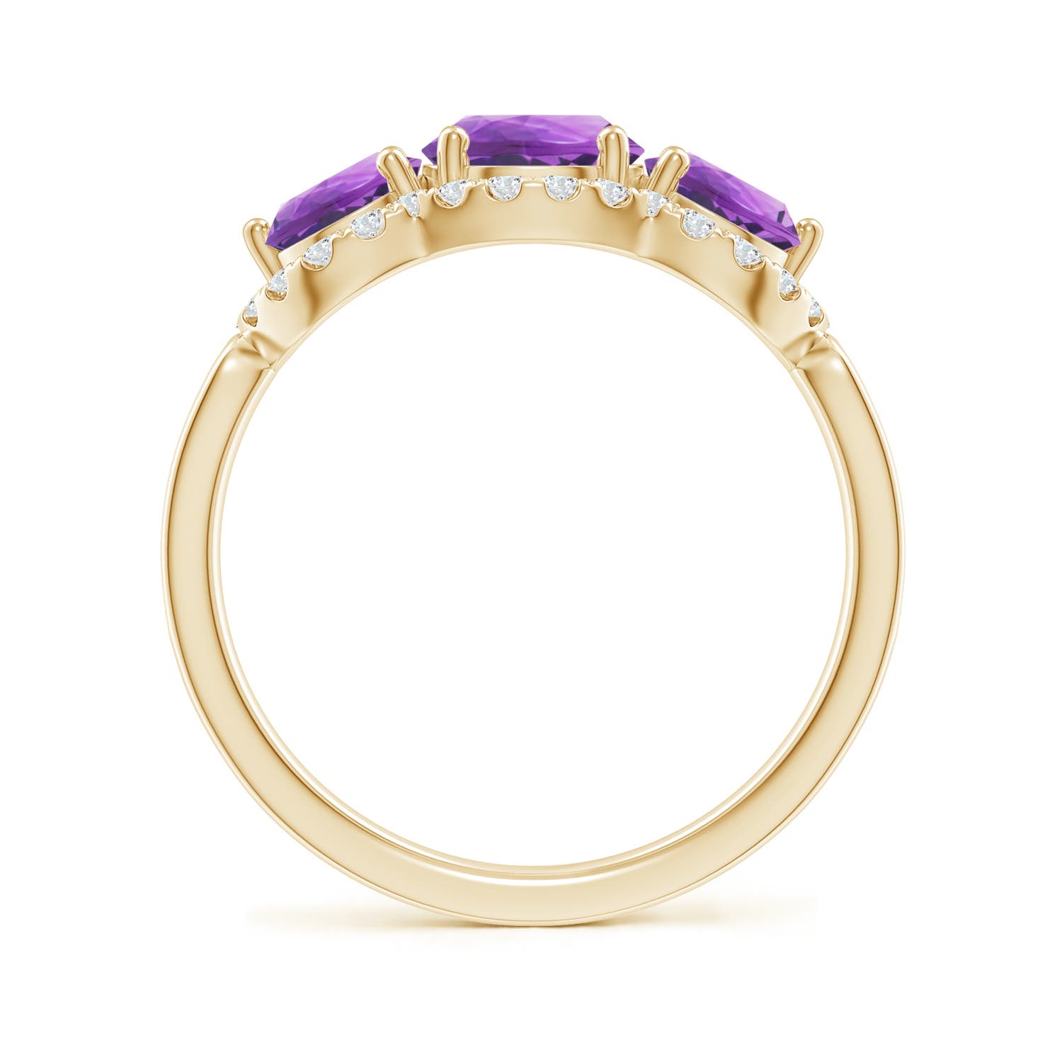 AA - Amethyst / 2.03 CT / 14 KT Yellow Gold