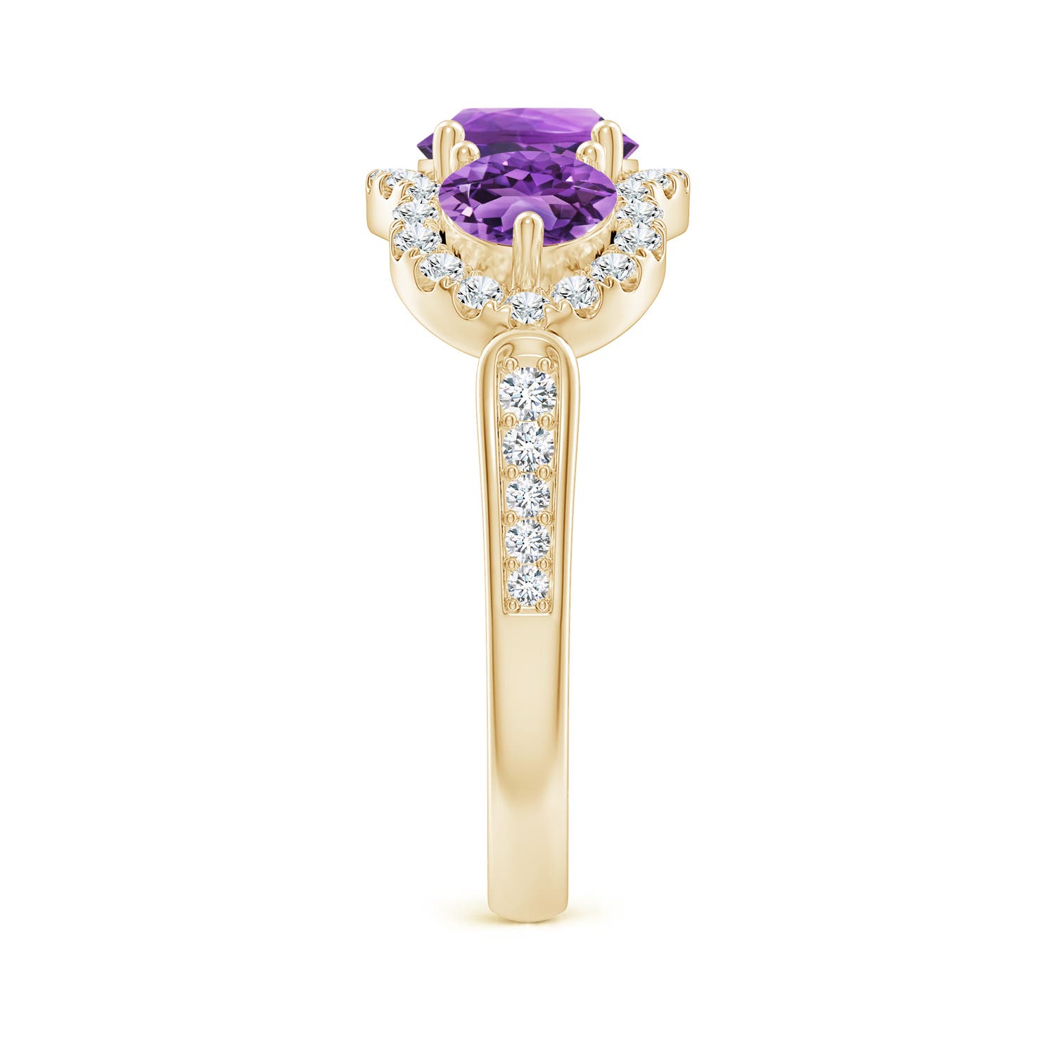 AA - Amethyst / 2.03 CT / 14 KT Yellow Gold