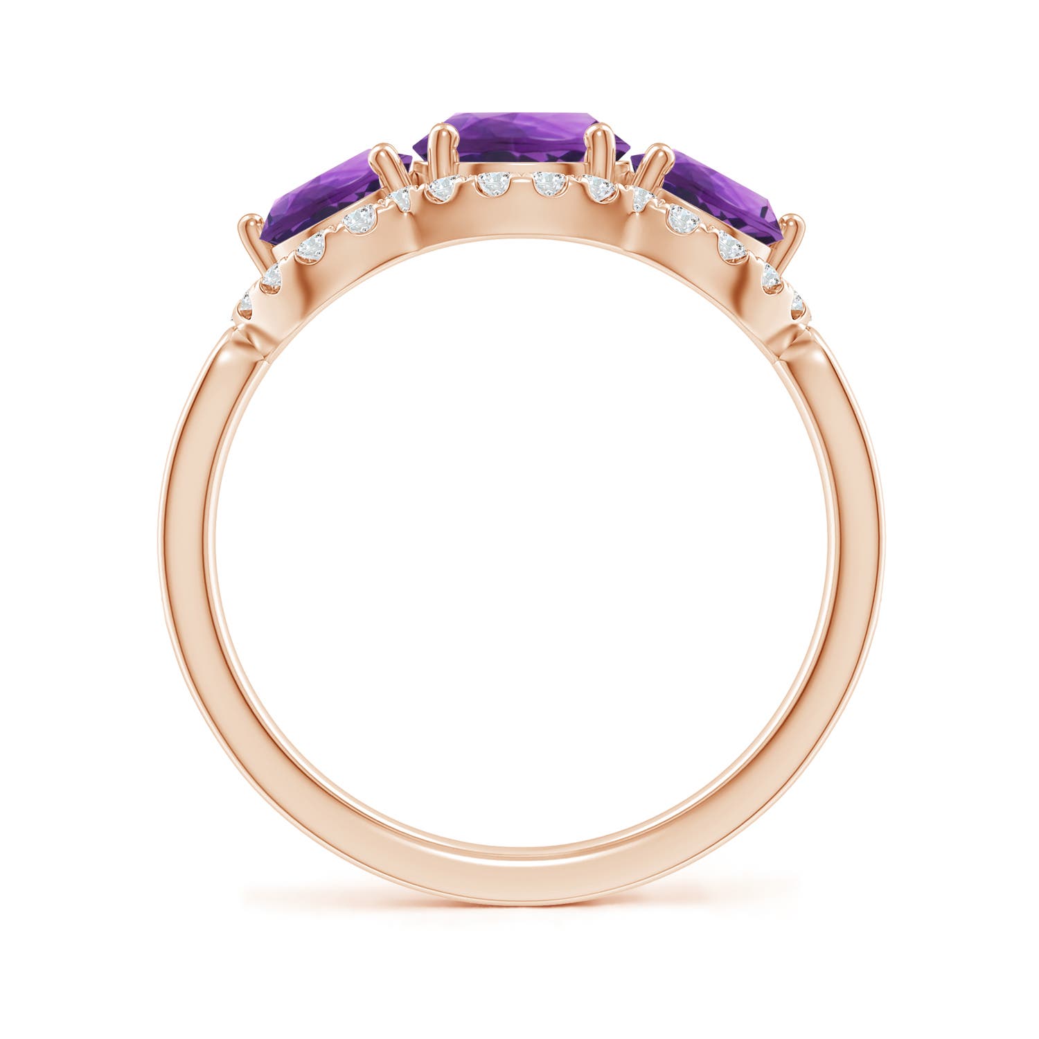 AAA - Amethyst / 2.03 CT / 14 KT Rose Gold