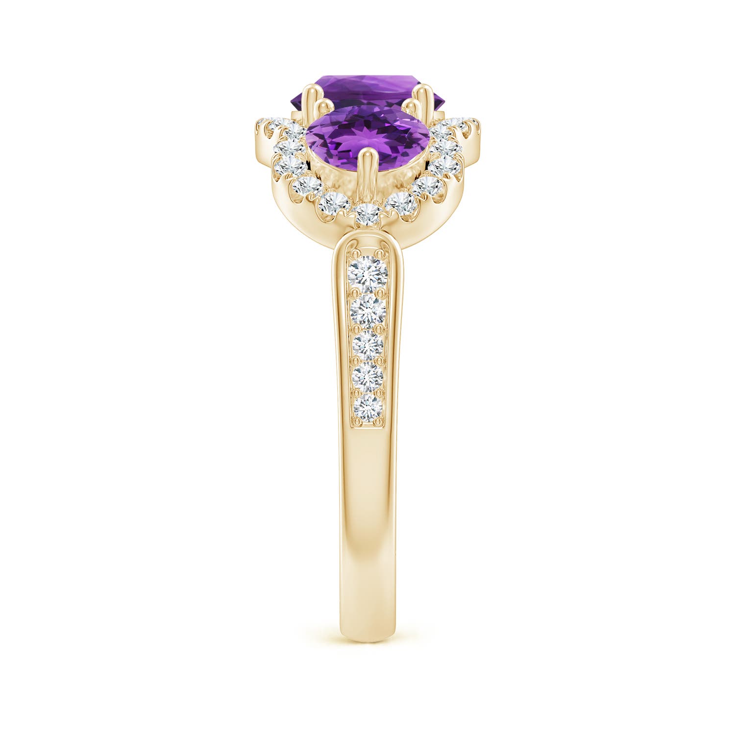 AAA - Amethyst / 2.03 CT / 14 KT Yellow Gold