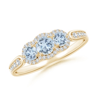 Round A Aquamarine