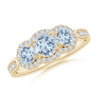 Round A Aquamarine