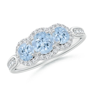Round AA Aquamarine