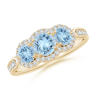 Round AAA Aquamarine