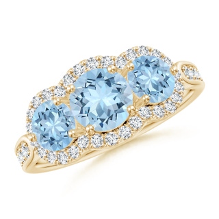 Round AAA Aquamarine